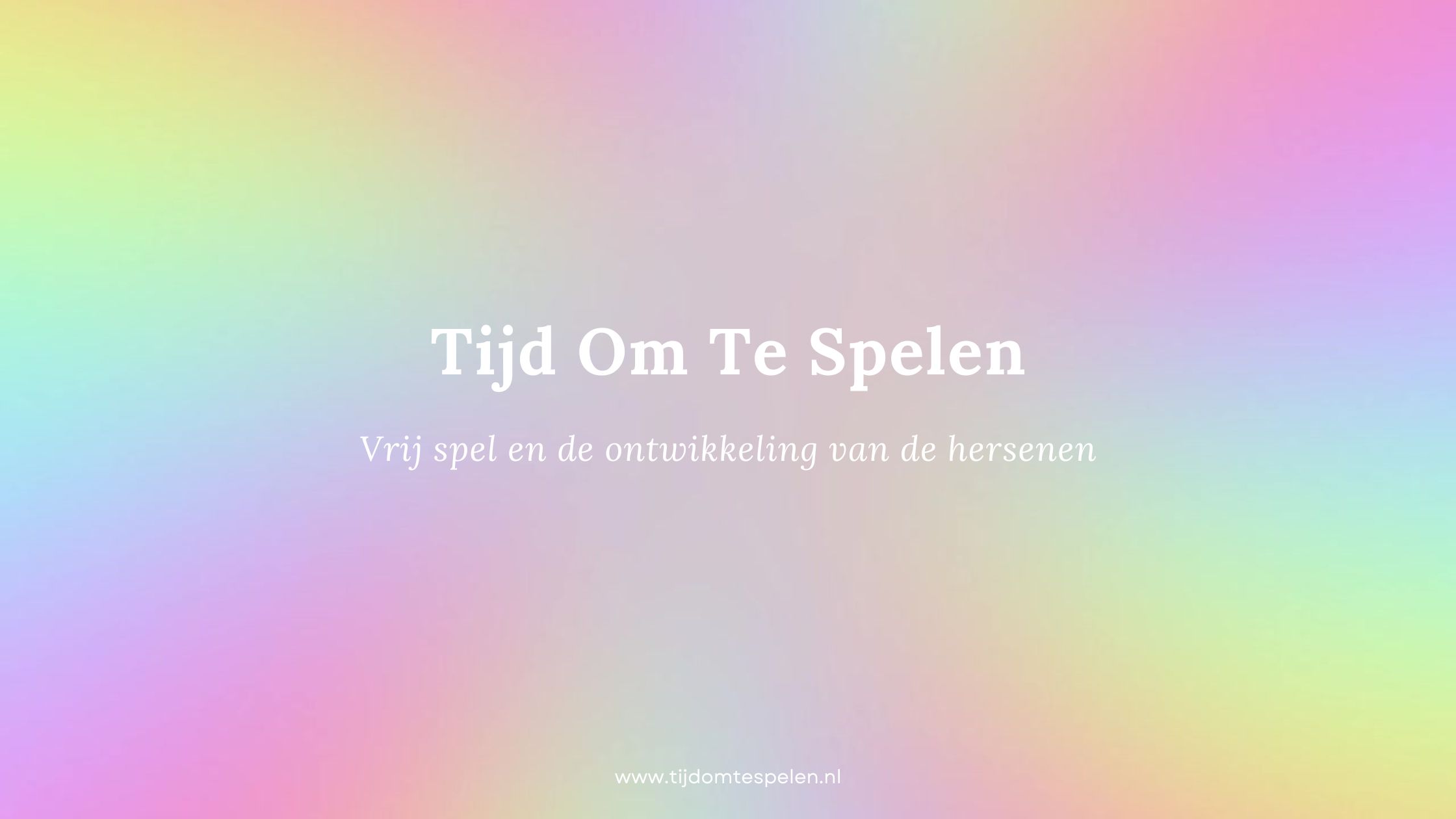 Vrij spel en de ontwikkeling van de hersenen