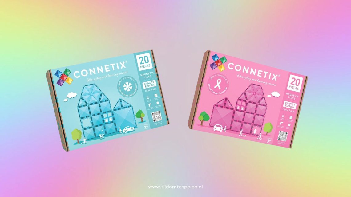 Twee nieuwe kleuren Connetix: Pink en Teal