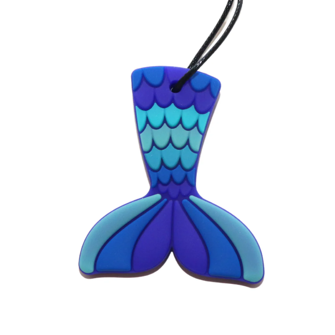 Jellystone Bijtketting Zeemeerminstaart (blauw)