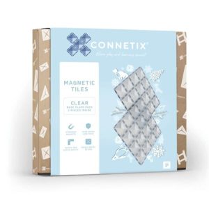 CONNETIX Magnetische Tegels Bodemplaten Clear 2 stuks