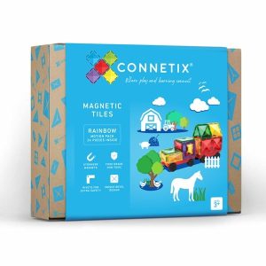 CONNETIX Magnetische Tegels Rainbow Motion 24 stuks