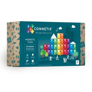 CONNETIX Magnetische Tegels Rainbow Rectangle Pack 18 stuks