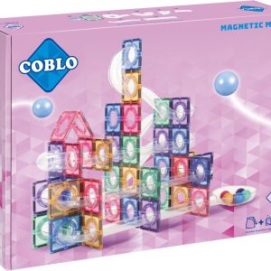 Coblo Knikkerbaan Pastel 100 stuks