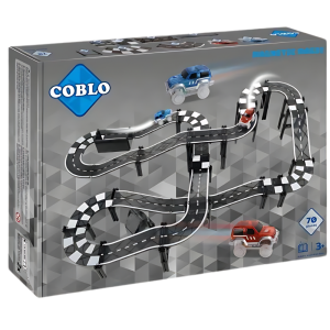 Coblo Racetrack zwart 70 stuks