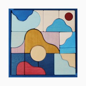 GRIMM's houten blokkenset-Wave