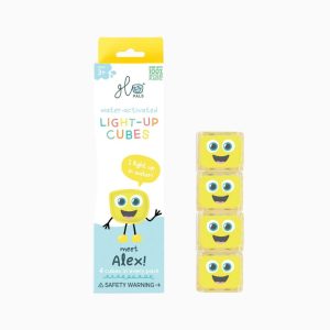 Glo Pals badspeelgoed Light-Up Cubes Alex