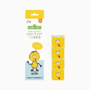 Glo Pals badspeelgoed Light-Up Cubes Big Bird