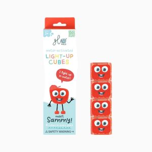 Glo Pals badspeelgoed Light-Up Cubes Sammy