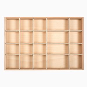 Grapat houten sorteerbak