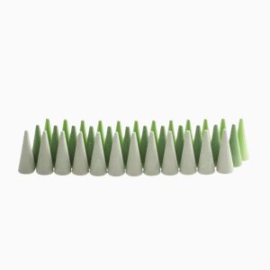 Grapat mandala groene kegels-36 stuks