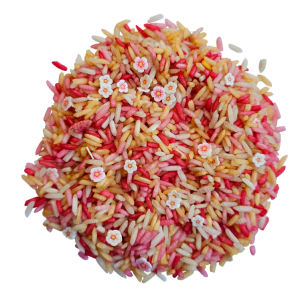 Grennn Speelrijst Pink Flower mix - 750 gram