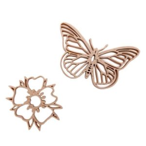 Grennn Uitstekers Vlinder en Bloem