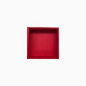 Grennn speelbakje vierkant-rood