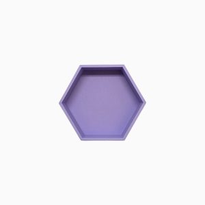 Grennn speelbakje zeshoekig-pastel paars