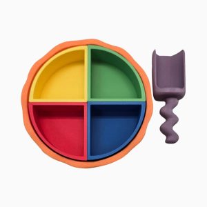 Grennn speelbakjes set regenboog-kwartcirkels met schep