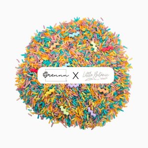 Grennn x Little Botanic Label speelrijst pastel waves mix-750 gram