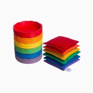 Grennn x Little Botanic Label speelset regenboog waves-basis