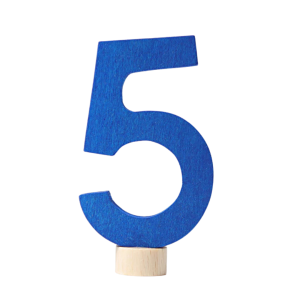 Grimm's Houten Steker Cijfer 5