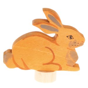 Grimm's Houten Steker Konijn Zittend