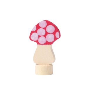 Grimm's Houten Steker Paddenstoel Vliegenzwam