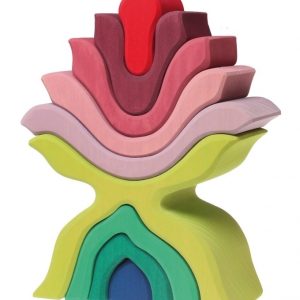 Grimm's Kleurrijke Houten Bloem