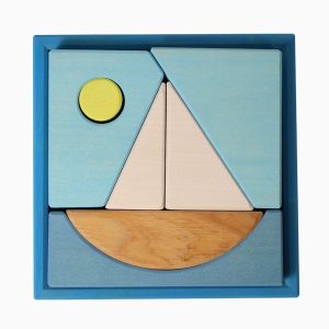 Grimm's blokken puzzel boot