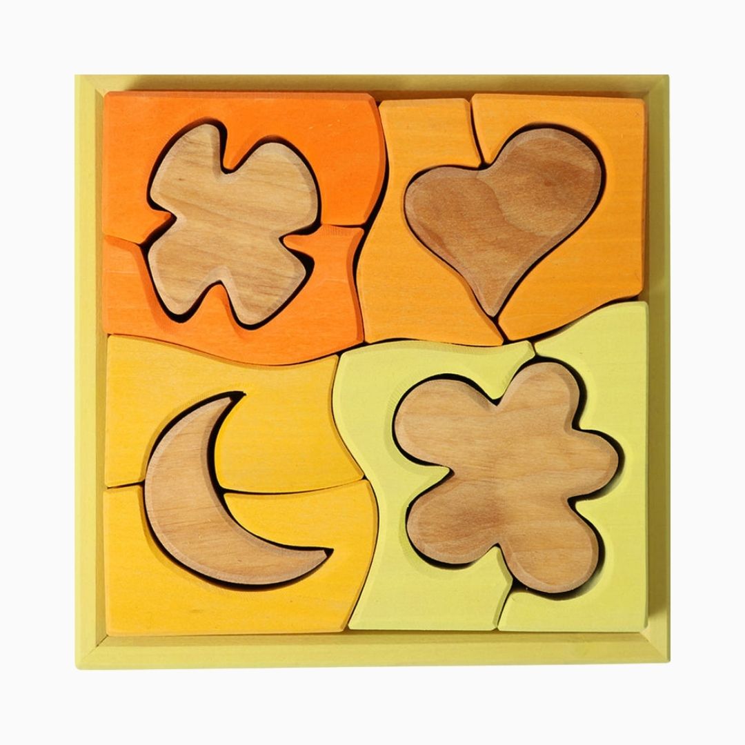 Grimm's blokken puzzel vormen