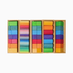 Grimm's blokkenset vormen en kleuren 70-delig