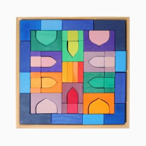 Grimm's houten blokkenset 1001 nacht 54-delig