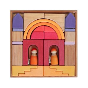 Grimm's houten blokkenset Desert Sand-26-delig