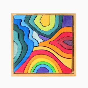 Grimm's houten blokkenset vier elementen 23-delig