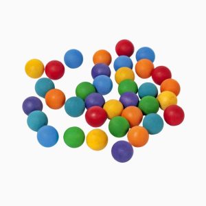 Grimm's houten knikkers regenboog-35-delig