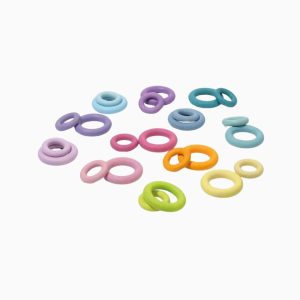 Grimm's houten ringen pastel