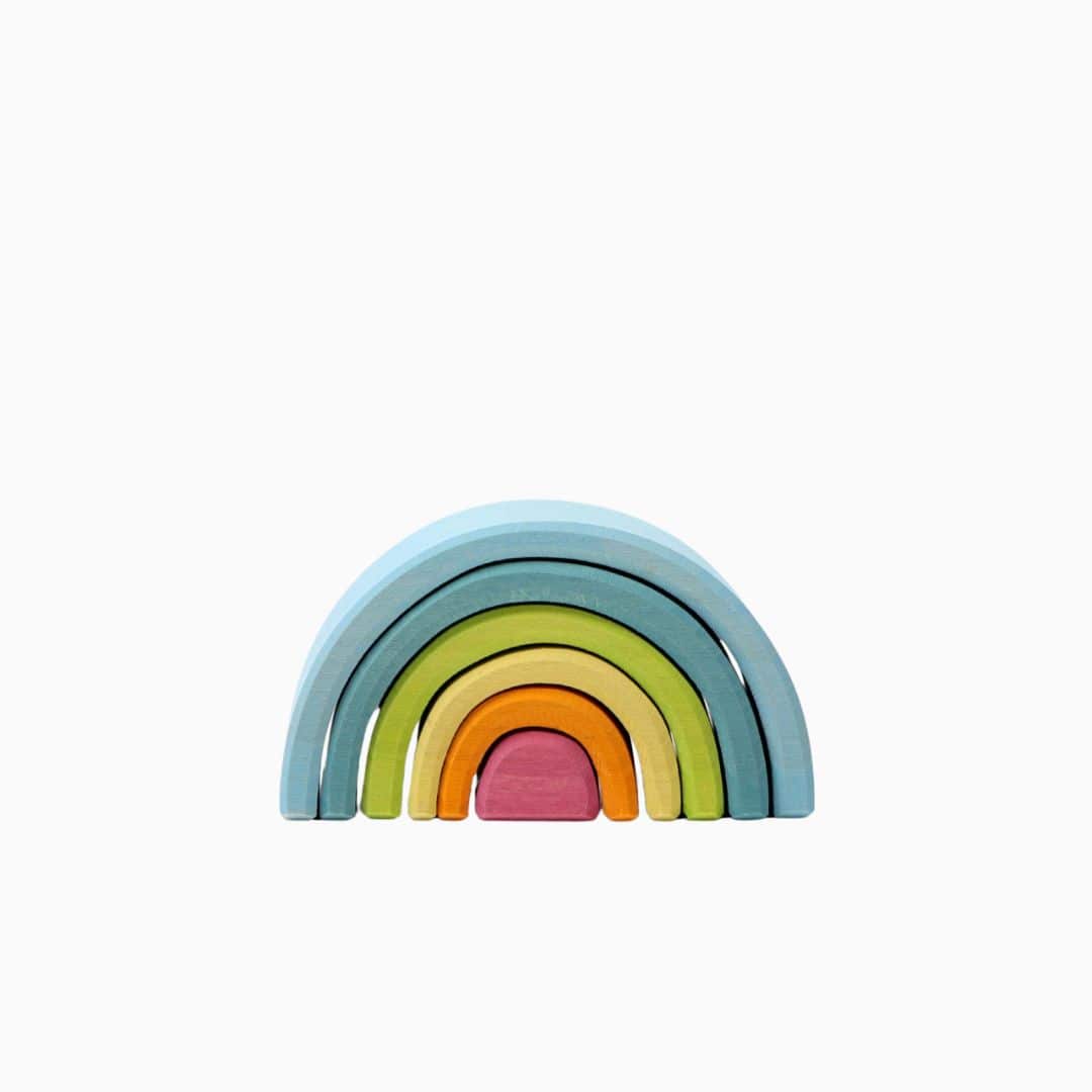 Grimm's regenboog stapeltoren pastel-10