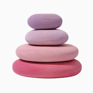 Grimm's stapelset kiezelstenen-flamingo