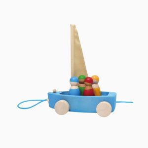 Grimm's trekfiguur zeilboot