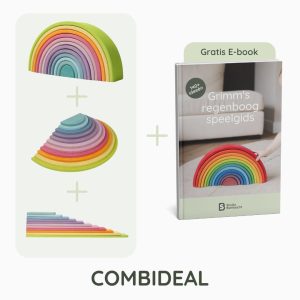 Grimm's voordeelbundel-houten regenboog pastel