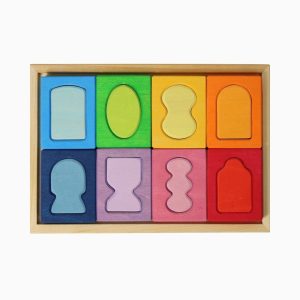 Grimm's vormenpuzzel-vensters