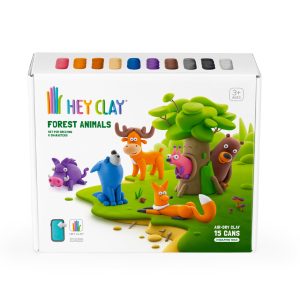 Hey Clay Interactieve Boetseerklei Forest Animals (15 kleuren)