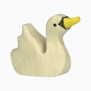 Holztiger-baby zwaan van hout
