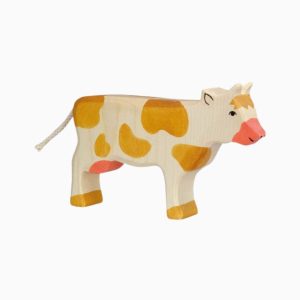 Holztiger-bruine koe van hout