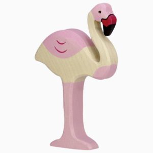 Holztiger-flamingo van hout