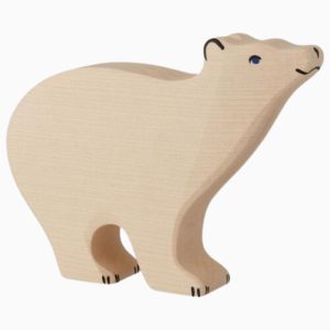 Holztiger-ijsbeer van hout