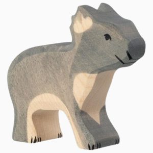 Holztiger-koala van hout