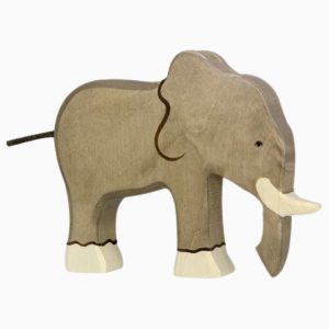 Holztiger-olifant van hout