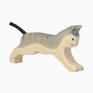 Holztiger-rennende kat