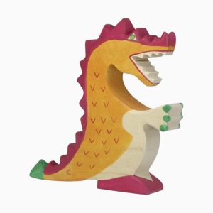 Holztiger-rode draak
