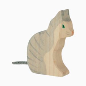 Holztiger-zittende kat