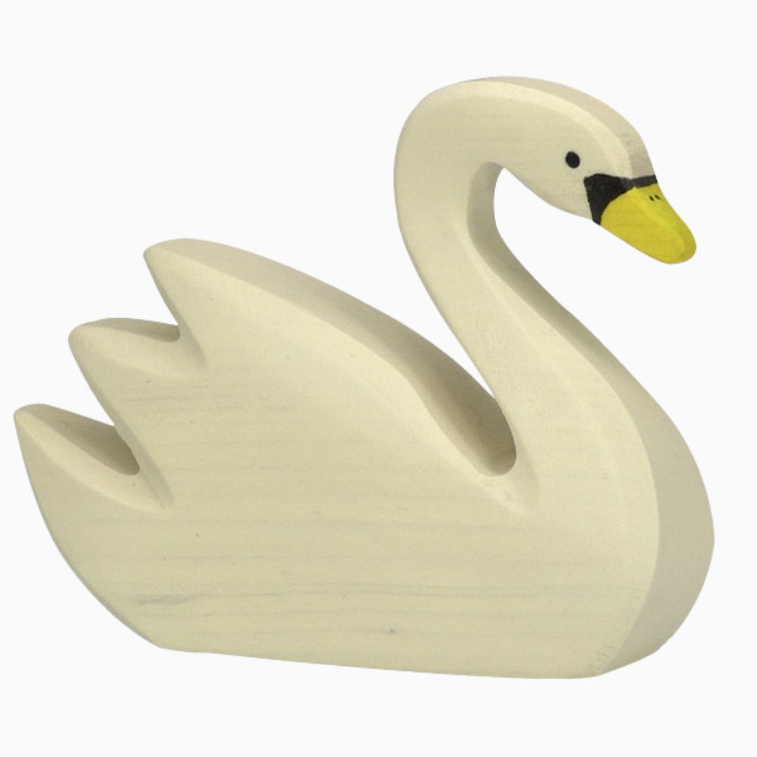Holztiger-zwaan van hout