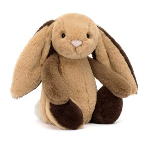 Jellycat Bashful Patchwork Brown Bunny Original